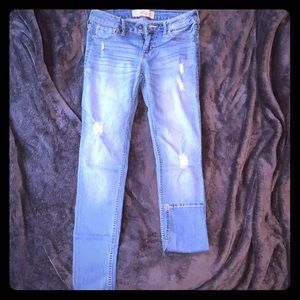 Hollister medium wash super skinny jean